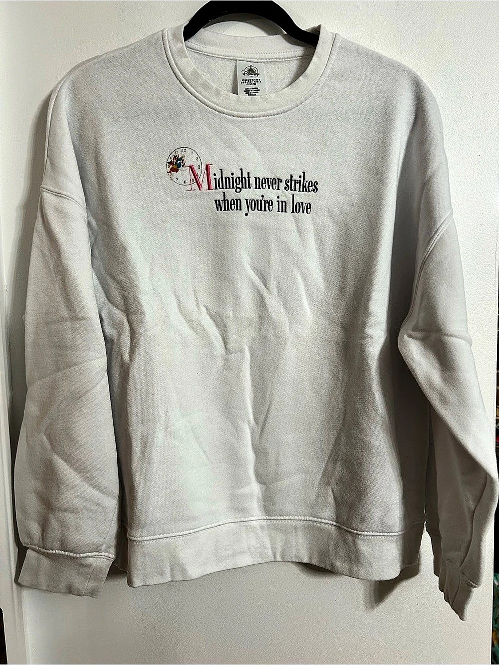 Disney Cinderella Poster Pullover Sweatshirt Size Medium